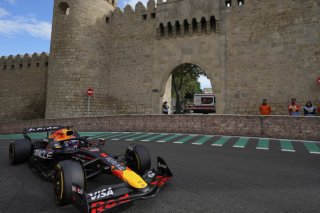 Max Verstappen a su s'en sortir en qualifs à Bakou KEYSTONE/AP/Darko Bandic